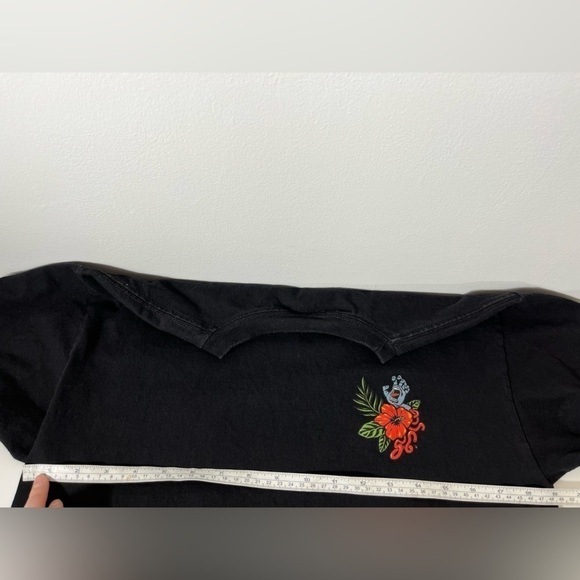 Santa Cruz Collab Saints & Sinners Hand Skateboard Black T Shirt Adult Medium - Picture 6 of 7